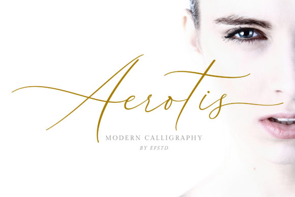 Aerotis: A Bold Handwritten Font for Creative Branding