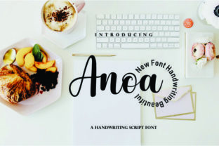 Anoa: A Script Handwritten Font for Creative Crafters and Printables