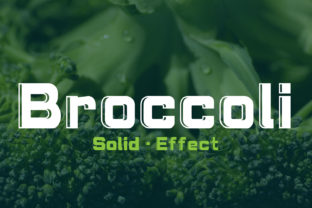 Brocolli: A Bold Sans Serif Font for Creative and Practical Design