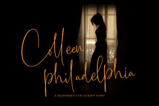 Colleen Philadelphia: A Timeless Script Handwritten Font for Editorial Design
