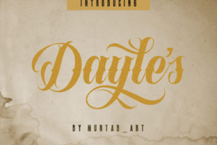 Dayles: A Bold Script Font for Standout Web Design