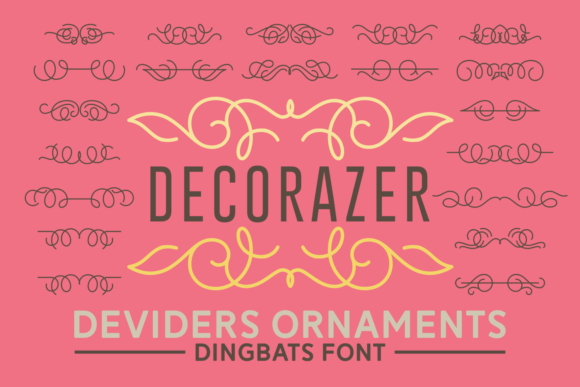 Decorazer: A Romantic Dingbats Font for Stunning Branding and Marketing