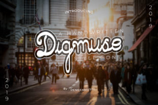 Digmuse: A Script Handwritten Font for Dynamic Campaign Design