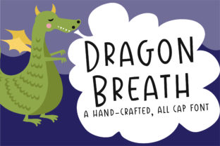 Dragon Breath: A Playful Script Font for Creative Designers