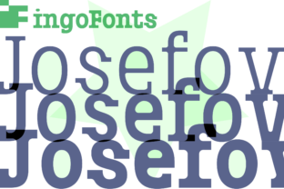 Josefov: A Modern Slab Serif Font for Designers