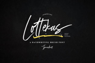 Lottekas: A Script Handwritten Font for Creative Campaigns