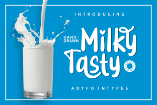Milky Tasty: A Whimsical Script Handwritten Font