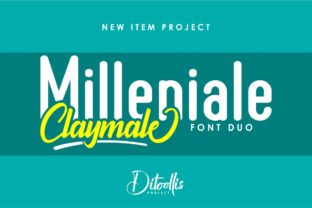 Milleniale Duo: A Playful Sans Serif Font for Modern Branding