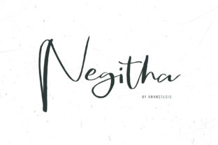Negitha: A Script Font for Modern Branding and Creative Design