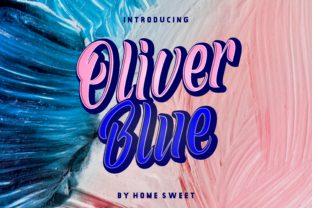 Oliver Blue: A Bold Script Handwritten Font for Designers