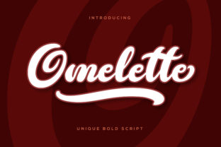 Omelette: A Handwritten Font for Creative Branding