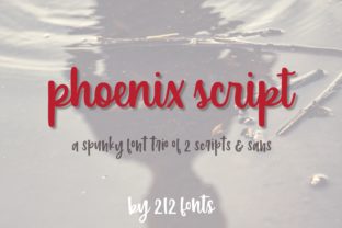 Phoenix Script Trio: A Beautiful Font for Handmade Creators