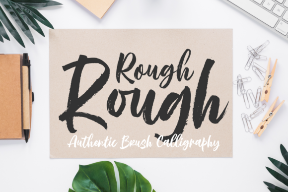 Rough Rough: A Bold Script Font for Standout Branding
