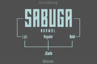 Sabuga: A Bold Sans Serif Font for Modern Branding