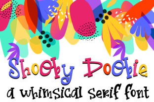 Shooby Doobie: A Whimsical Serif Font for Creative Crafters and Product Makers