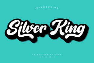 Silver King: A Bold Script Font for Web Designers