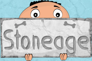 Stoneage: A Playful Handwritten Font for Web Design