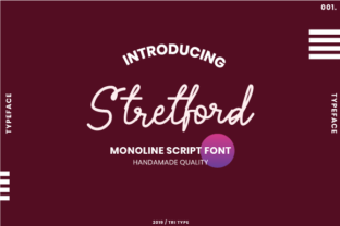 Stretford: A Script Font for Creative Campaigns and Brand Identity