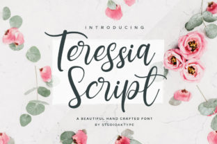 Teressia Script for Creative Campaigns and Branding
